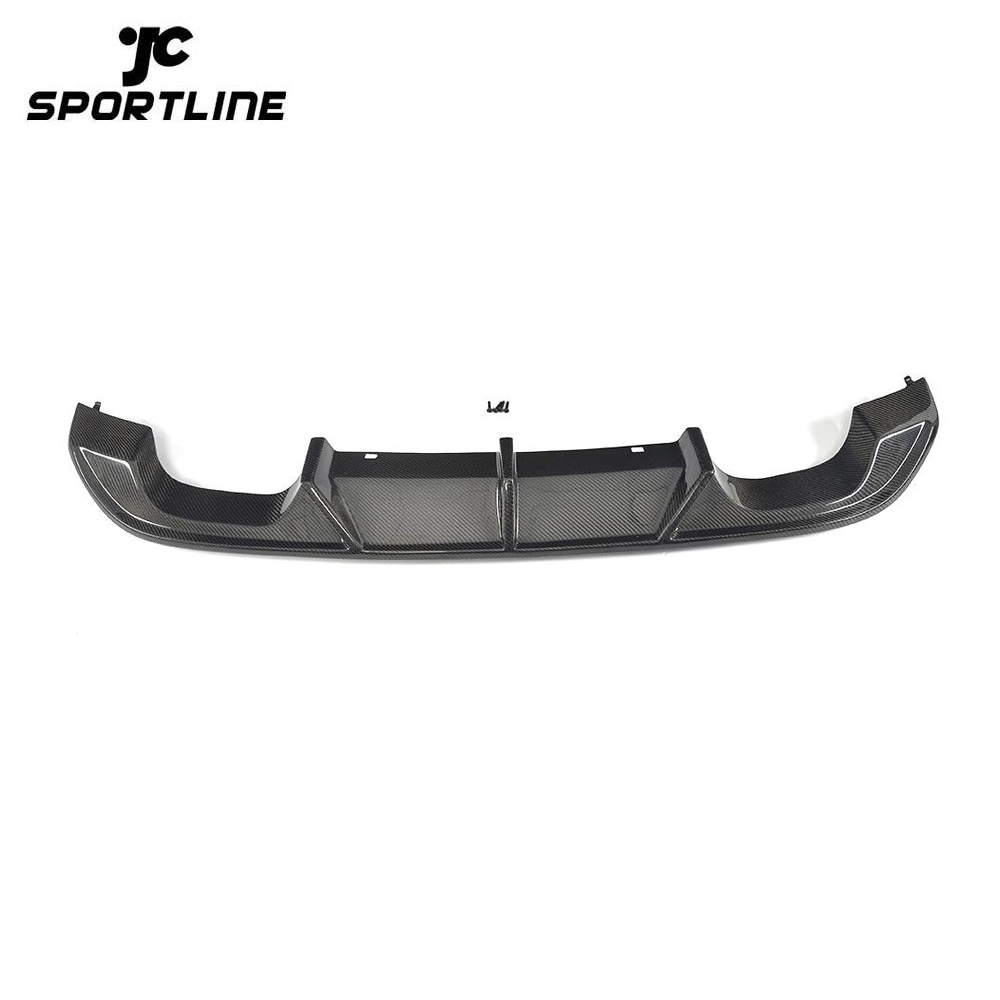 JC-20170603 Carbon Fiber Rear Bumper Diffuser for Volkswagen Golf 7 MK7 R /2014UP 1