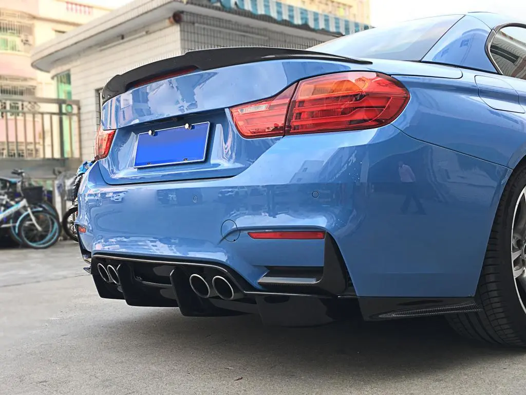 JC-LL029 Carbon Fiber Rear Bumper Splitter for BMW F80 F82 M3 M4 2014-2018 1