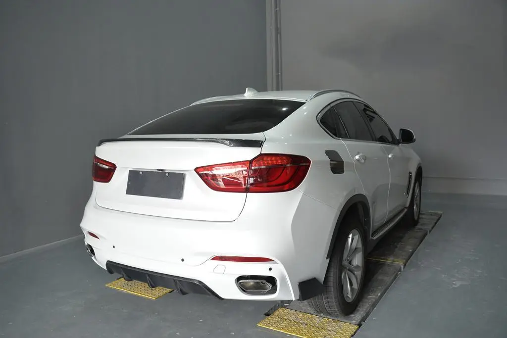 JC-HD160 Carbon Fiber Rear bumper lip Diffuser for BMW X6 F16 M Sport Utility 2015-2017 1