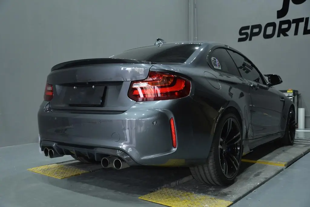 ML-XM215 Carbon Fiber Rear Bumper Exhaust Diffuser Lip for BMW F87 M2 M2C Base Coupe 2-Door 2016 2017 1