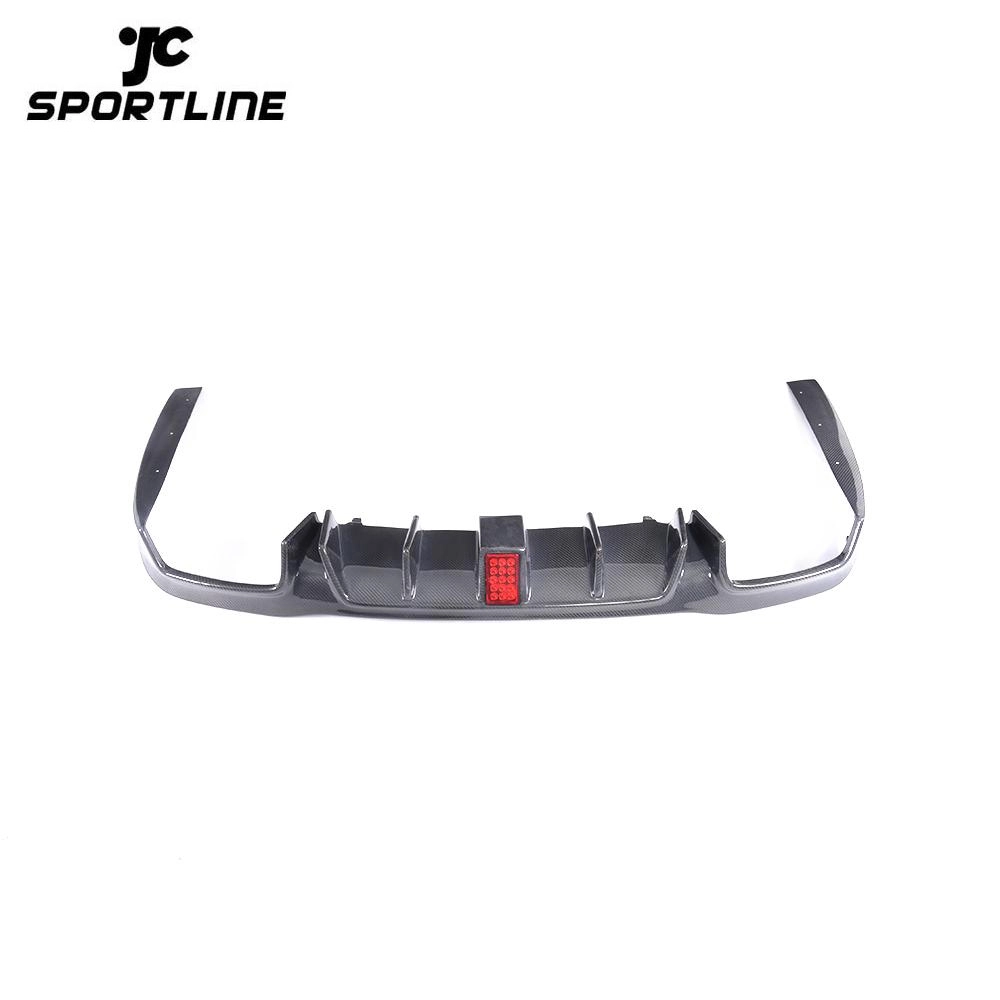 JC-20180724 Carbon Fiber Rear Diffuser Lip for Mercedes Benz W213 E43 E63 E350 E400 Sport 2017-2018 1