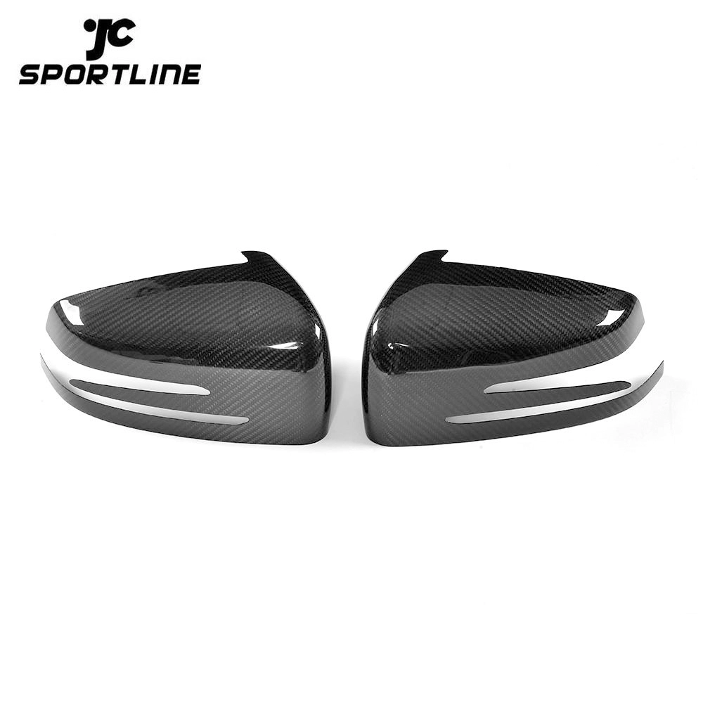 JC-BE21210 Carbon Fiber Side Mirror Caps Mesh for Mercedes Benz W212 1