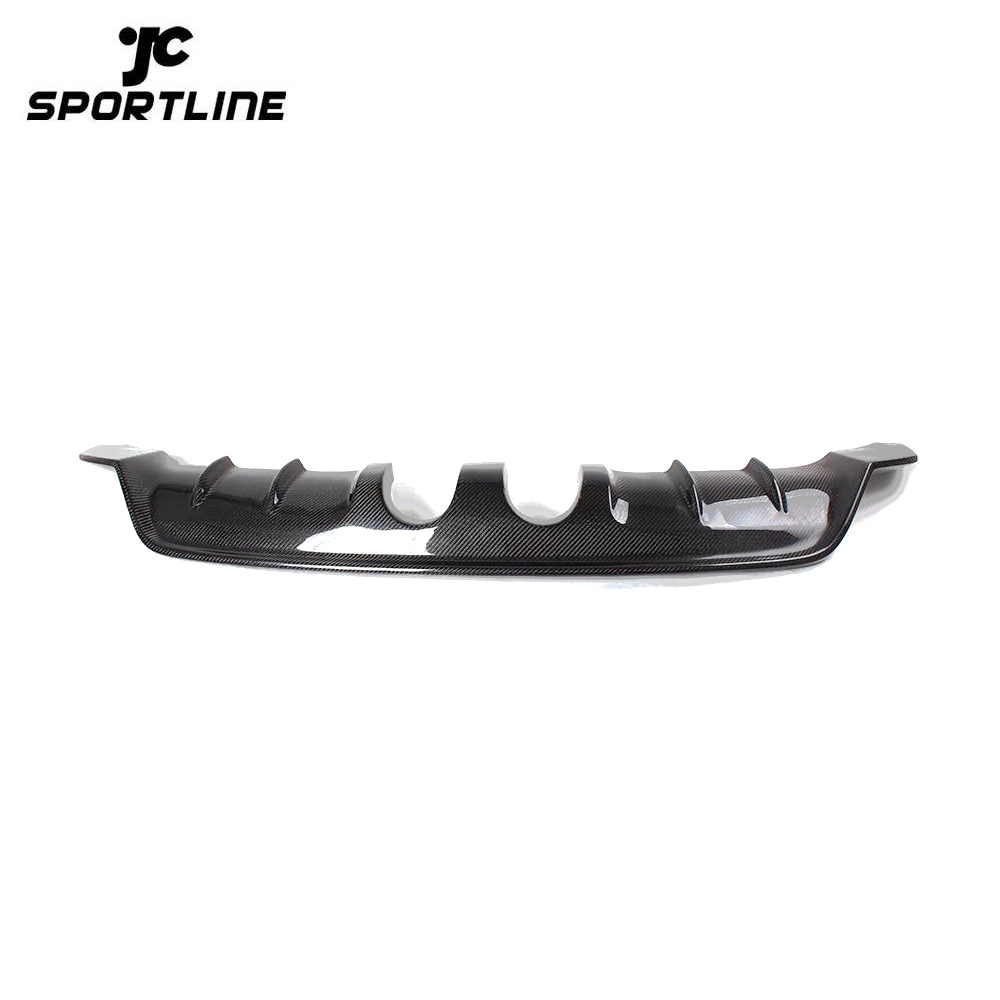 JC-XP237 Carbon Fiber Rear Diffuser Lip For Volkswagen Golf MK6 VI 6 R20 1