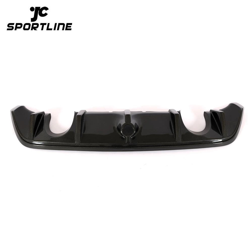JC-2018019 Carbon Fiber Car Rear Diffuser for Ford Focus RS Hatchback 16-18 1