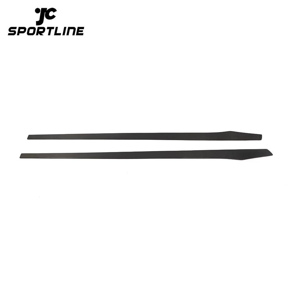 JC-ZYY005-1 Carbon Fiber Universal Side Skirts Extension for Audi S3 RS3 S4 RS4 S5 RS5 S6 RS6 S7 RS7 1