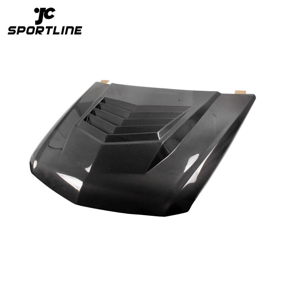 JC-20140319-1 Carbon Fiber Engine Hood for Cadillac CTS-V 2013 2014 1