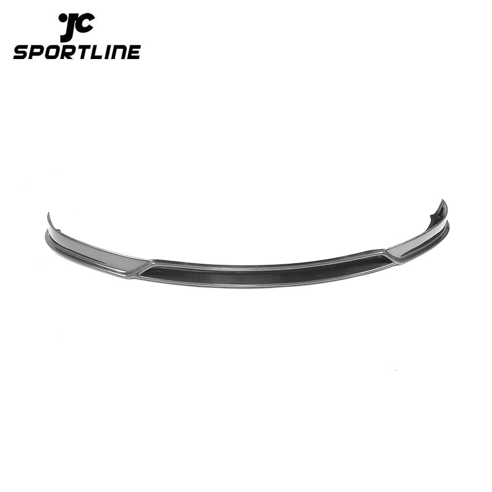 JC-XP1683 Carbon Fiber Front Bumper Lip Spoiler for Tesla Model S 12-16 1