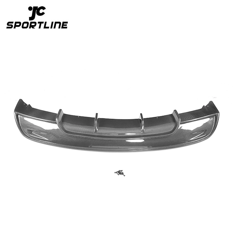 JC-HD198-1 Carbon Fiber Car Rear Bumper Diffuser for Tesla Model S 2016-2017 1