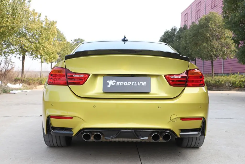 ML-XM227 Carbon Fiber Rear Trunk Spoiler for BMW F82 M4 Coupe 2-Door 2014-2017 1