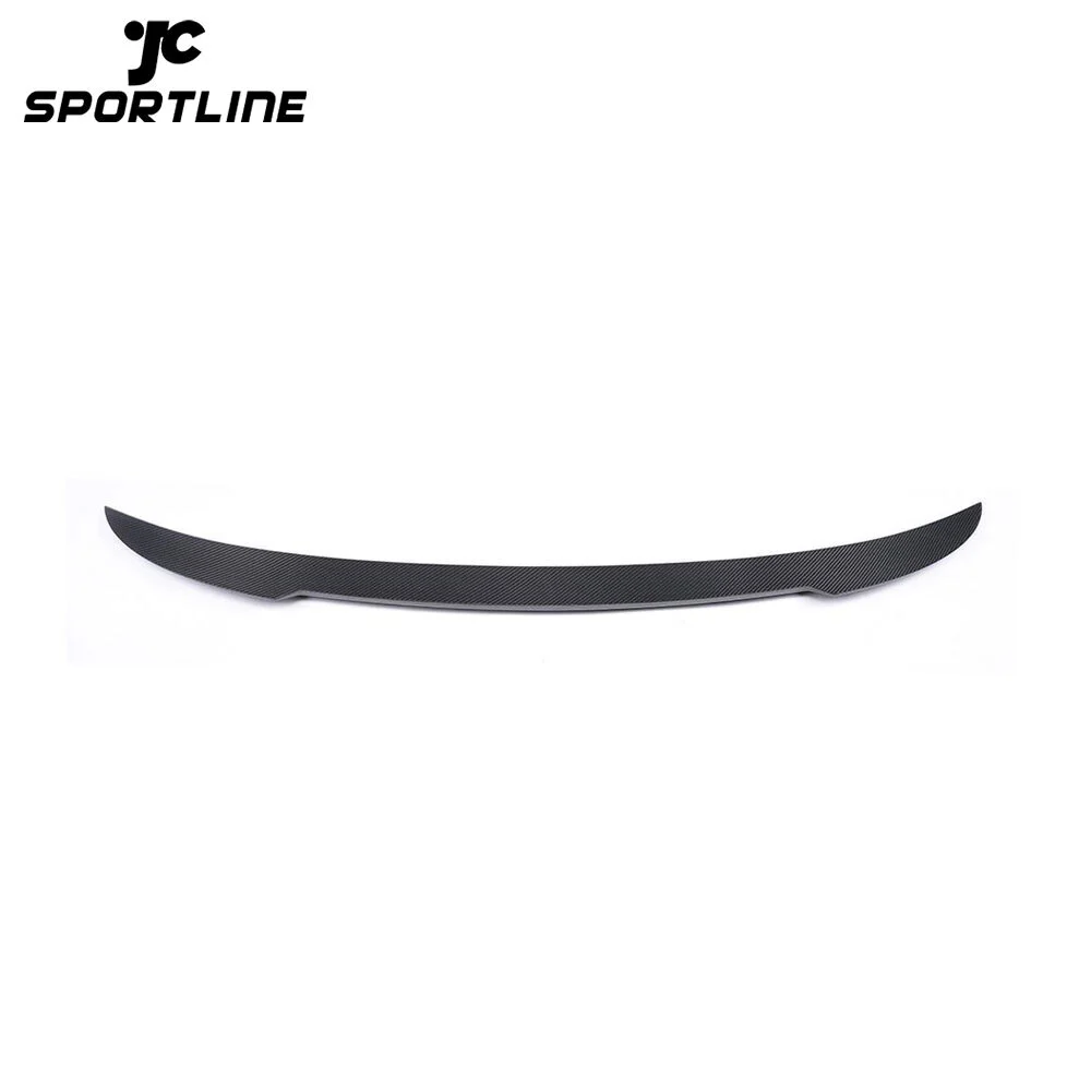 ML-XM112 Carbon Fiber Car Rear Trunk Spoiler Boot Lip Wing for BMW 4Series F83 M4 F33 428i 430i 435i 440i Convertible 2-Door 2014 - 2018 1