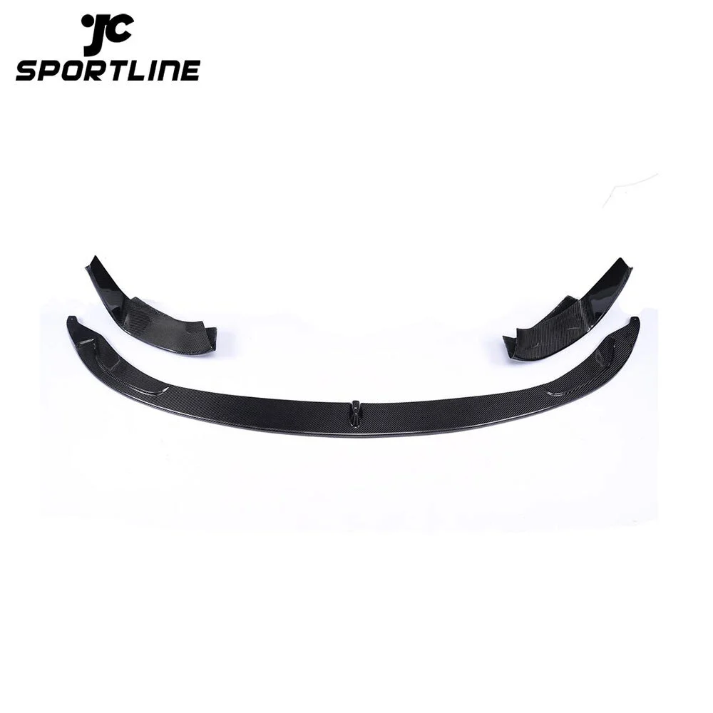ML-XM040-2 Front Bumper Lip Spoiler Splitters for BMW F82 F83 M4 F80 M3 Sedan Coupe Convertible 2014 - 2019 Dry Carbon Fiber 1