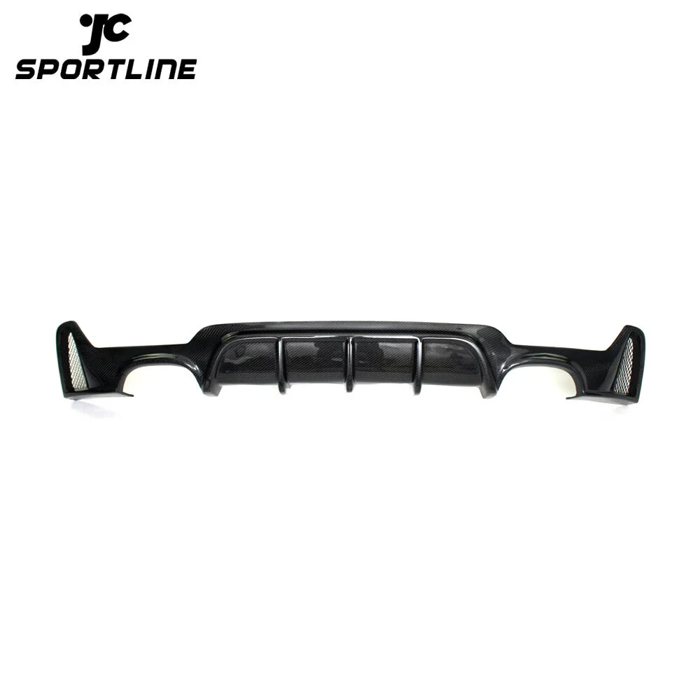 JC-XP825 Carbon Fiber Rear Bumper Lip Diffuser Spoiler for BMW 4 Series F32 F33 F36 M Sport Sedan Gran Coupe Convertible 2014 - 2018 1