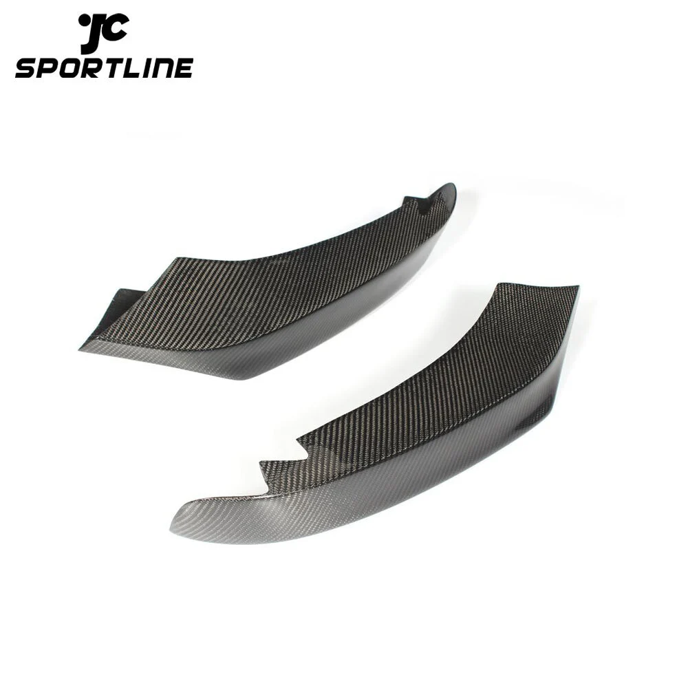 JC-L20150909 2PCS/Set Carbon Fiber Front Splitters Lip Flaps for BMW 4 Series F32 F33 435i M Tech M Sport Bumper Only 2014-2017 1