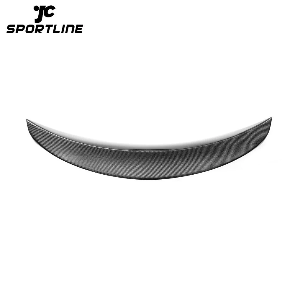 JC-BME900534 Car-Styling Carbon Rear Trunk Spoiler Lip Wing For BMW 330i 335i 3 Series E90 2005-2009 1
