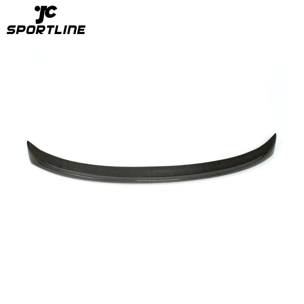 JC-BME900504 Carbon Fiber Rear Boot Spoiler Lip Wing for BMW 330i 335i E90 M Sport 2005 - 2012 Trunk Trim Sticker Custom Spoiler 1