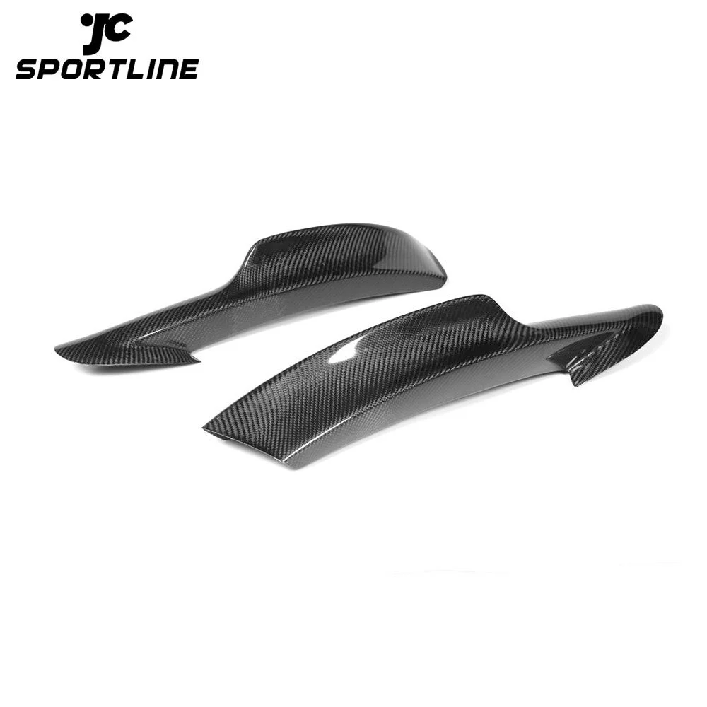 JC-BME900542 For BMW 3 Series E90 M tech M Sport Front Bumper Lip Splitters Flaps Winglets 2006 - 2008 2009 - 2012 Carbon Fiber 1