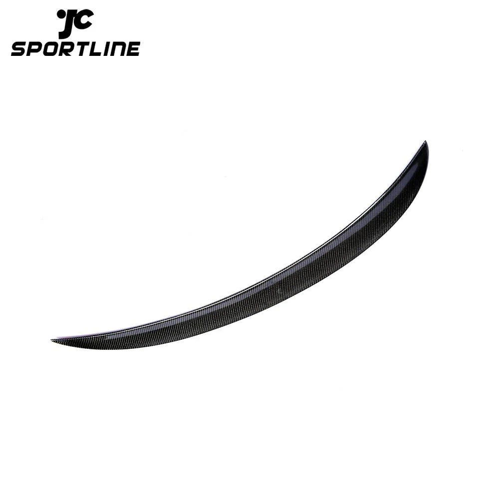 JC-BME900532 Car-Styling Carbon Fiber Rear Wing Lip Spoiler for BMW 3 Series E90 Base Sedan M Sport M3 4 Door 2006 - 2011 1