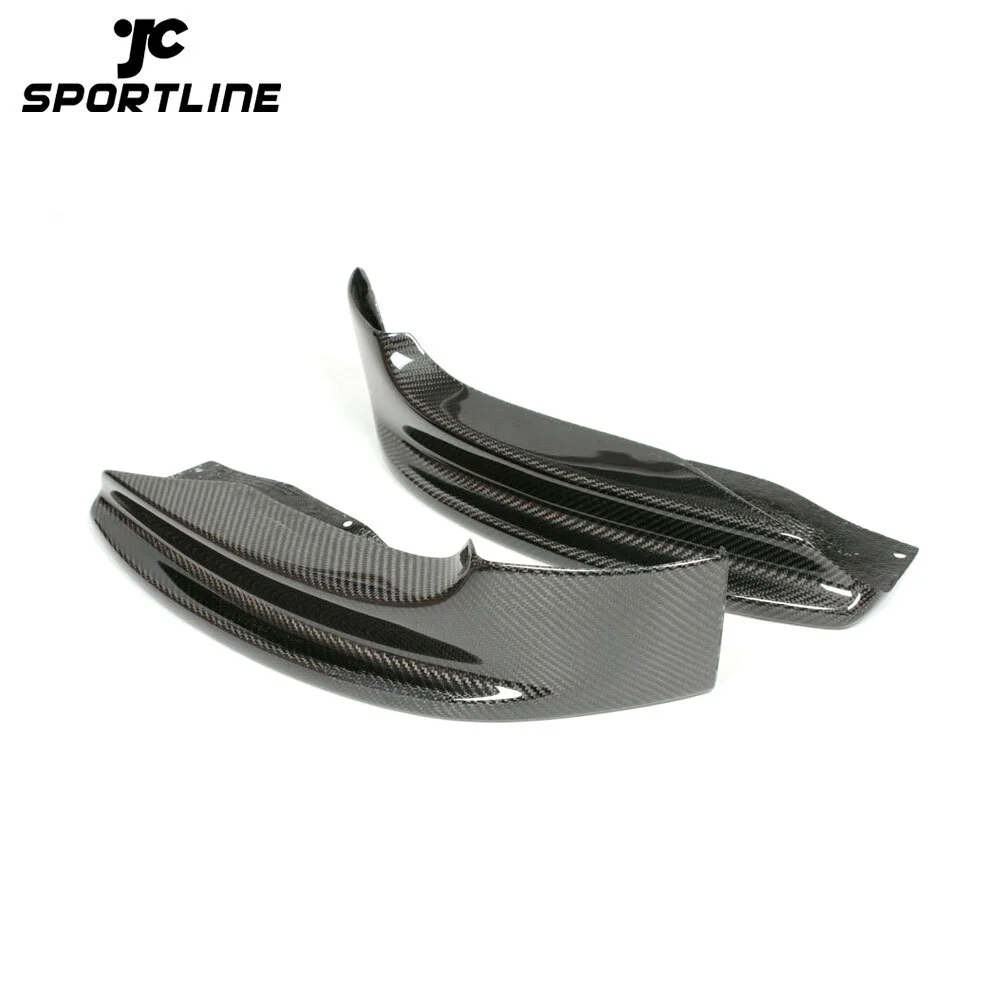 JC-BME920547 Carbon Fiber Front Splitter Aprons for BMW 3 Series E92 M Sport Bumper Only 2005-2009 1