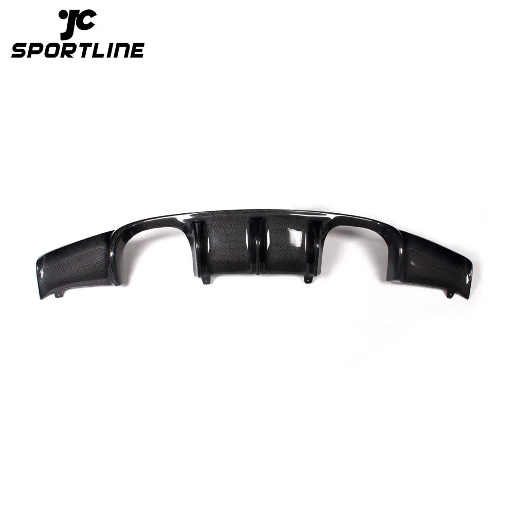 JC-BME920533-2 Carbon Fiber Auto Rear Bumper Lip diffuser Spoiler for BMW 3 Series E92 M3 2008 - 2013 Car Tuning Parts 1