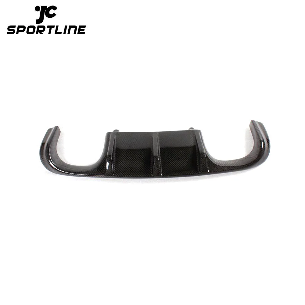 JC-BME920524 Carbon Fiber Car Rear Bumper Guard Lip Diffuser Spoiler for BMW 3 Series 325i 328i 330i E92 M3 Only 2007 - 2013 1