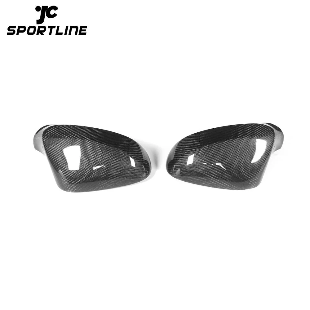 JC-BME920562 Carbon Fiber Side Rearview Mirror Covers Caps for BMW 3 Series E92 M3 2010 2011 Add on Style Car Styling 1