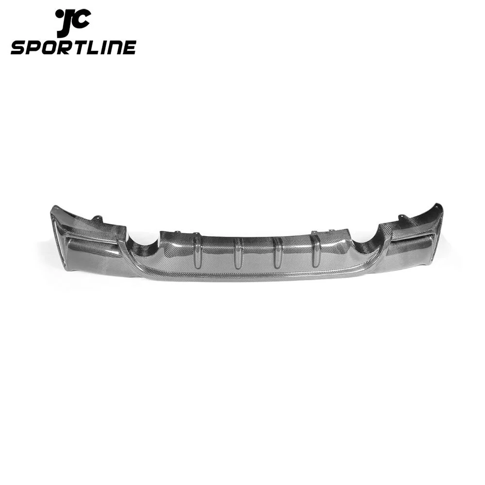 JC-20150611 Carbon Fiber Car Rear Bumper Lip Diffuser for BMW F22 F23 M Sport Coupe Convertible 2013 - 2017 M235i M240i 1