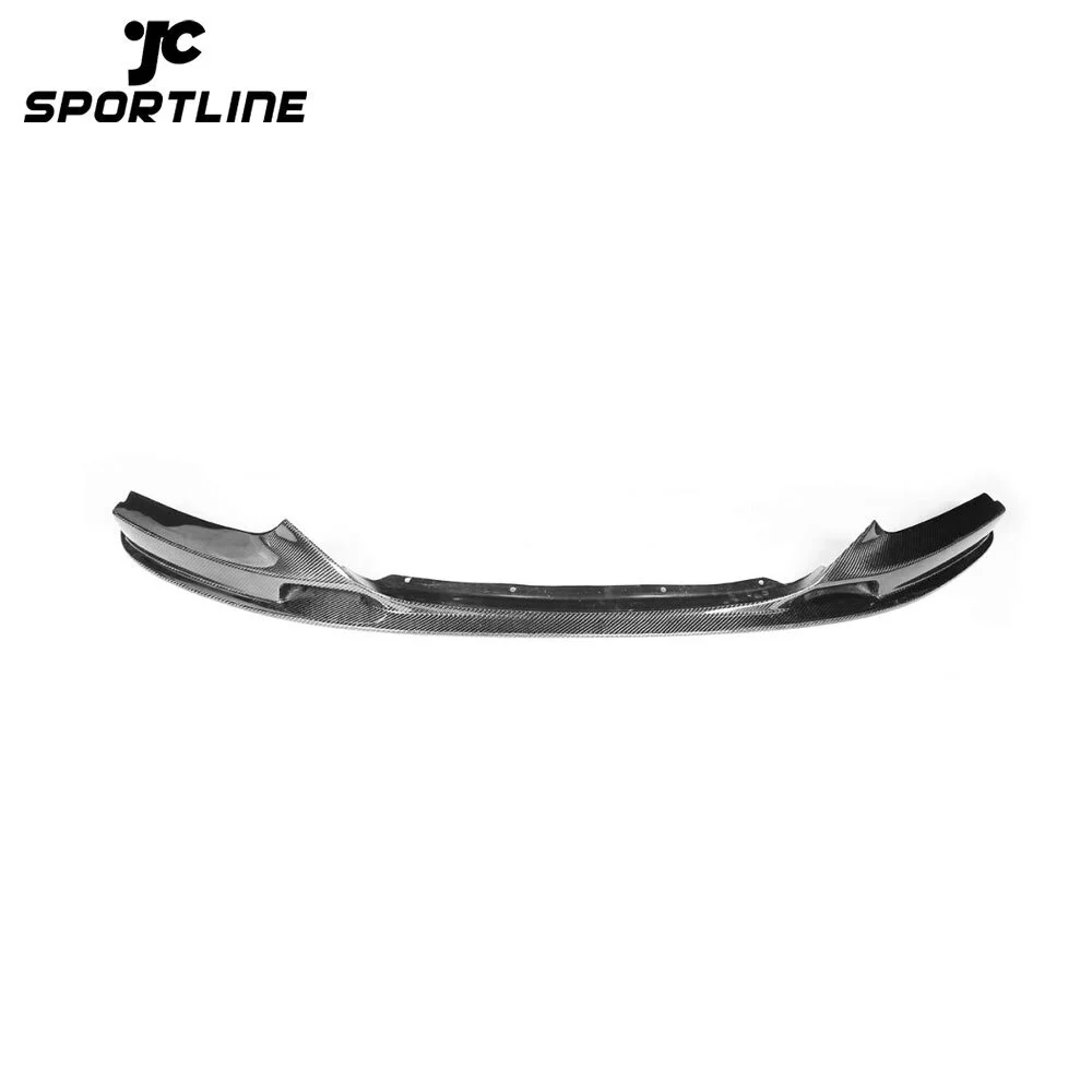 JC-20150610 For BMW 2 Series F22 F23 M Sport Coupe Convertible 2013 - 2017 Carbon Fiber Front Bumper Lip Spoiler Splitters 1