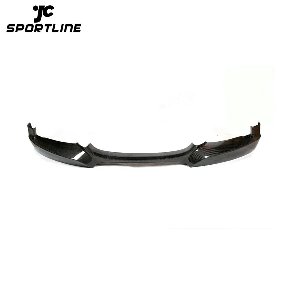 JC-BME820606 Front Bumper Lip Spoiler Splitters for BMW 1 Series E82 E88 M Sport M tech Coupe Convertible 2008 - 2013 Carbon Fiber 1