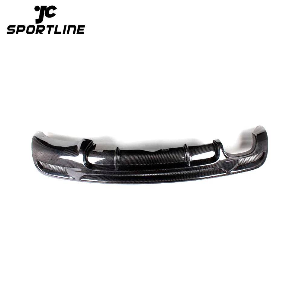 JC-BME820605 Rear Bumper Diffuser Lip Spoiler for BMW 1Series E82 E88 128i 135i M Sport 2008-2013 M Tech Coupe Convertible Carbon Fiber 1