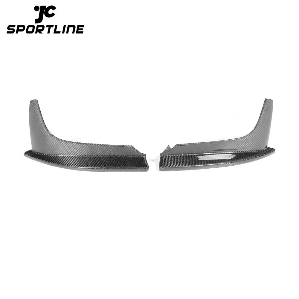 JC-HD032 Front Bumper Lip Splitters Apron Flaps Cupwings for BMW 1 Series E82 1M Coupe 2Door 2011 - 2013 Carbon Fiber 1