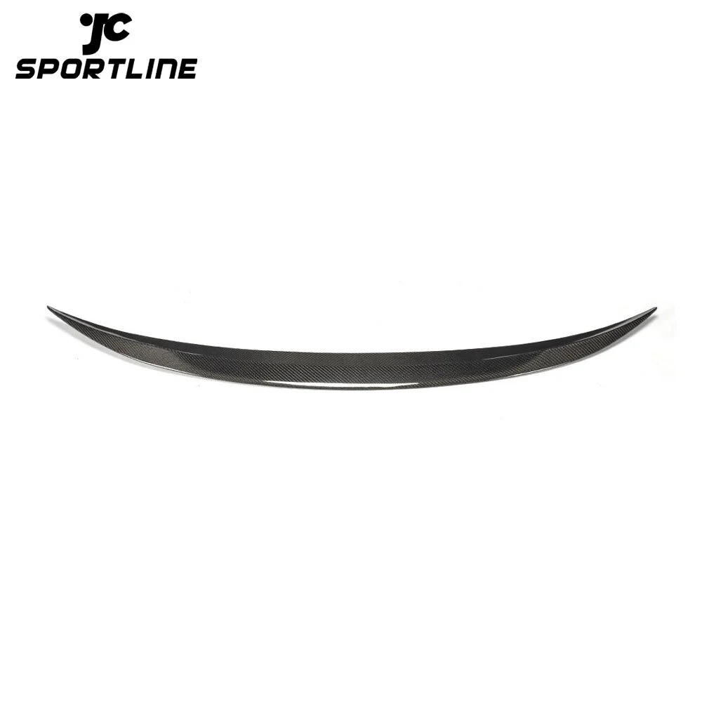 JC-HD110 Car-Styling Carbon Fiber Racing Auto Rear Trunk Spoiler Lip Wing for BMW 1 Series E82 M Coupe Sedan 2011UP 1