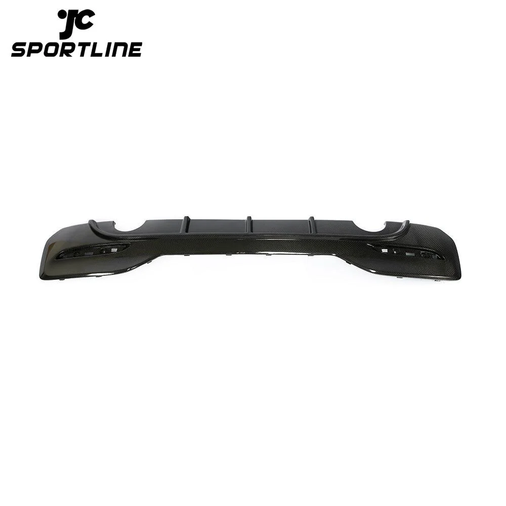 JC-HLY002 Car Rear Bumper Diffuser Spoiler Lip for BMW 1 Series F20 M Sport M135i M140i Hatchback 2 Door 4 Door 2016 - 2018 Carbon Fiber 1