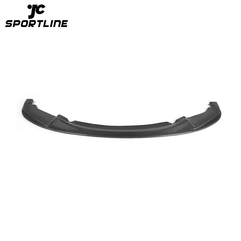 JC-XP348 Front Bumper Lip Splitters Spoiler for BMW 1 Series F20 F21 M135i M Sport Base Hatchback 2011 - 2014 Carbon Fiber 1