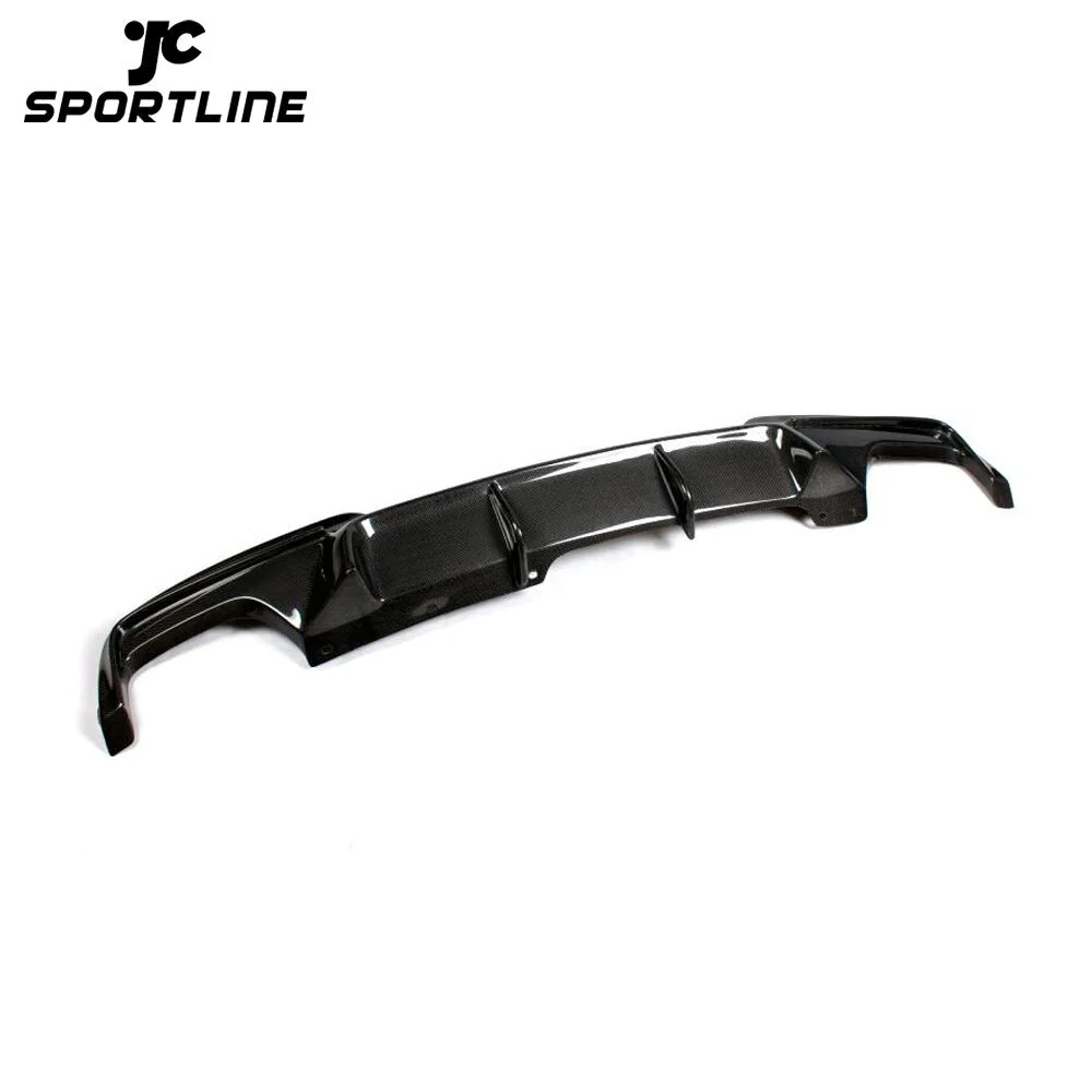 JC-BMEF1005 Carbon Fiber Rear Bumper Diffuser Lip Spoiler for BMW 525i 528i 5 Series F10 M Tech M Sport Sedan 2011 - 2016 1