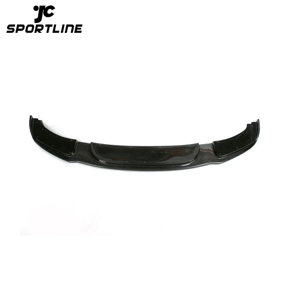 JC-BMEF1001 Carbon Fiber Front Bumper Lip Spoiler Splitters for BMW F10 550I 528I 535I M Sport M-tech Bumper 2010 - 2016 1