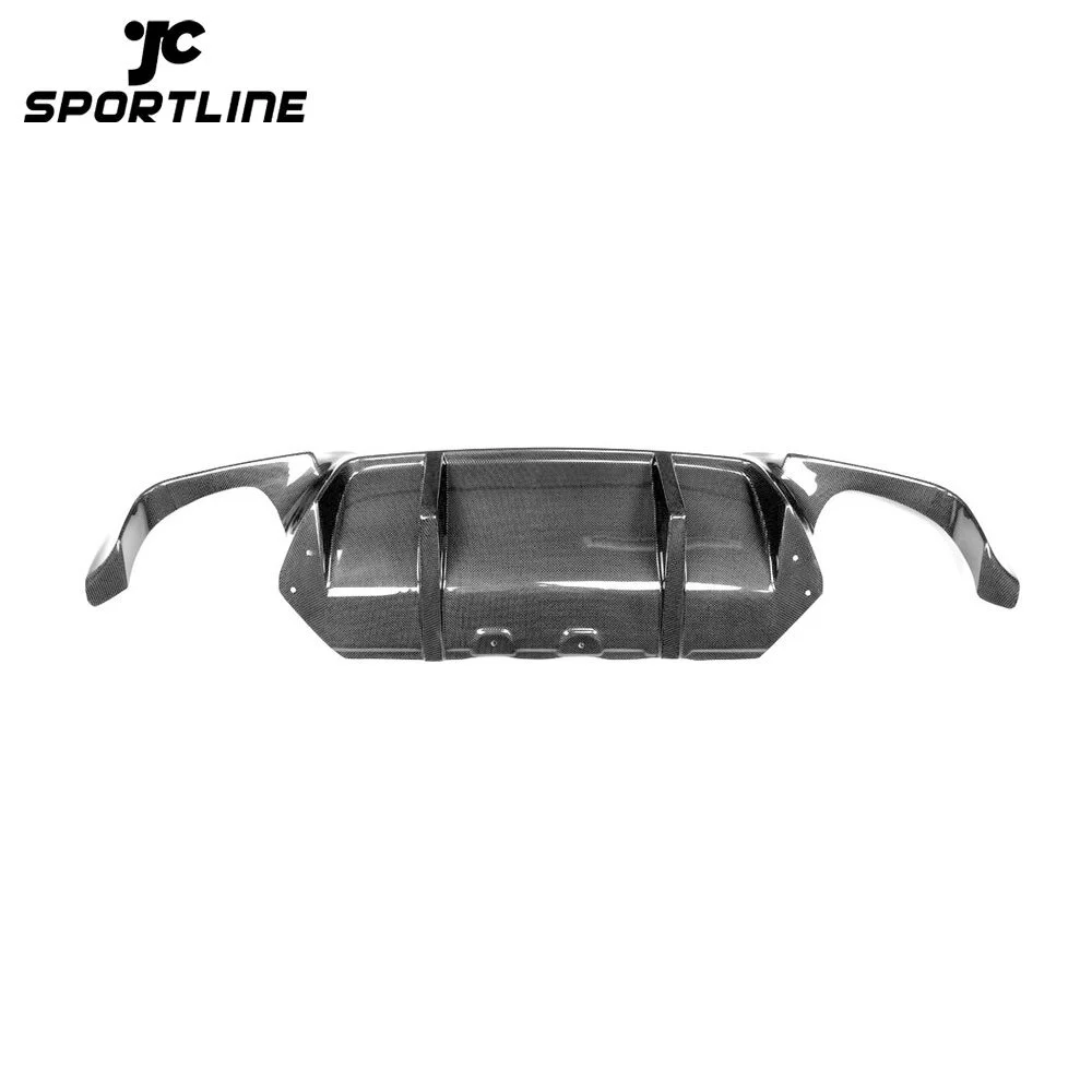 JC-20150117 Carbon Fiber Car Rear Bumper Lip Diffuser Spoiler for BMW 5 Series F10 M5 Sedan 2012 - 2017 1