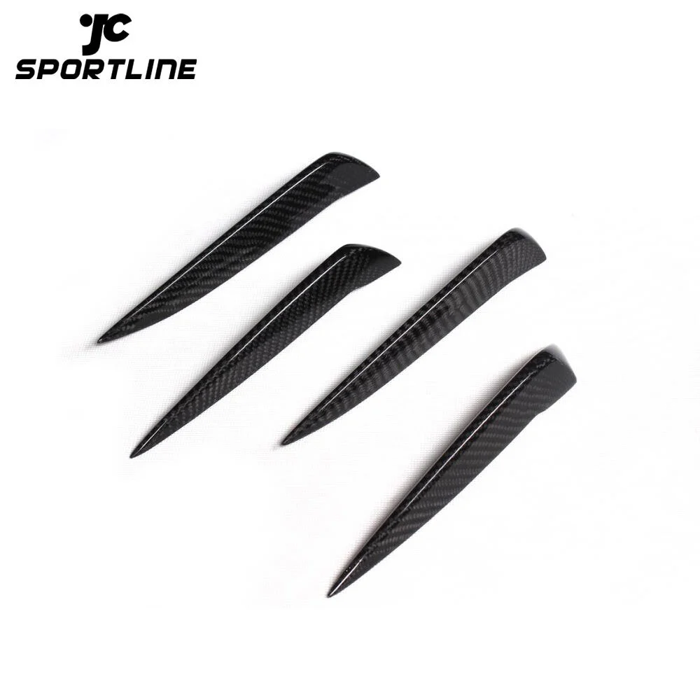 JC-20150622 Carbon Fiber Auto Car Air Intake Trims Air Vent Decoration for Audi A3 Sline S3 Sedan 4-Door 2013 2014 2015 2016 1