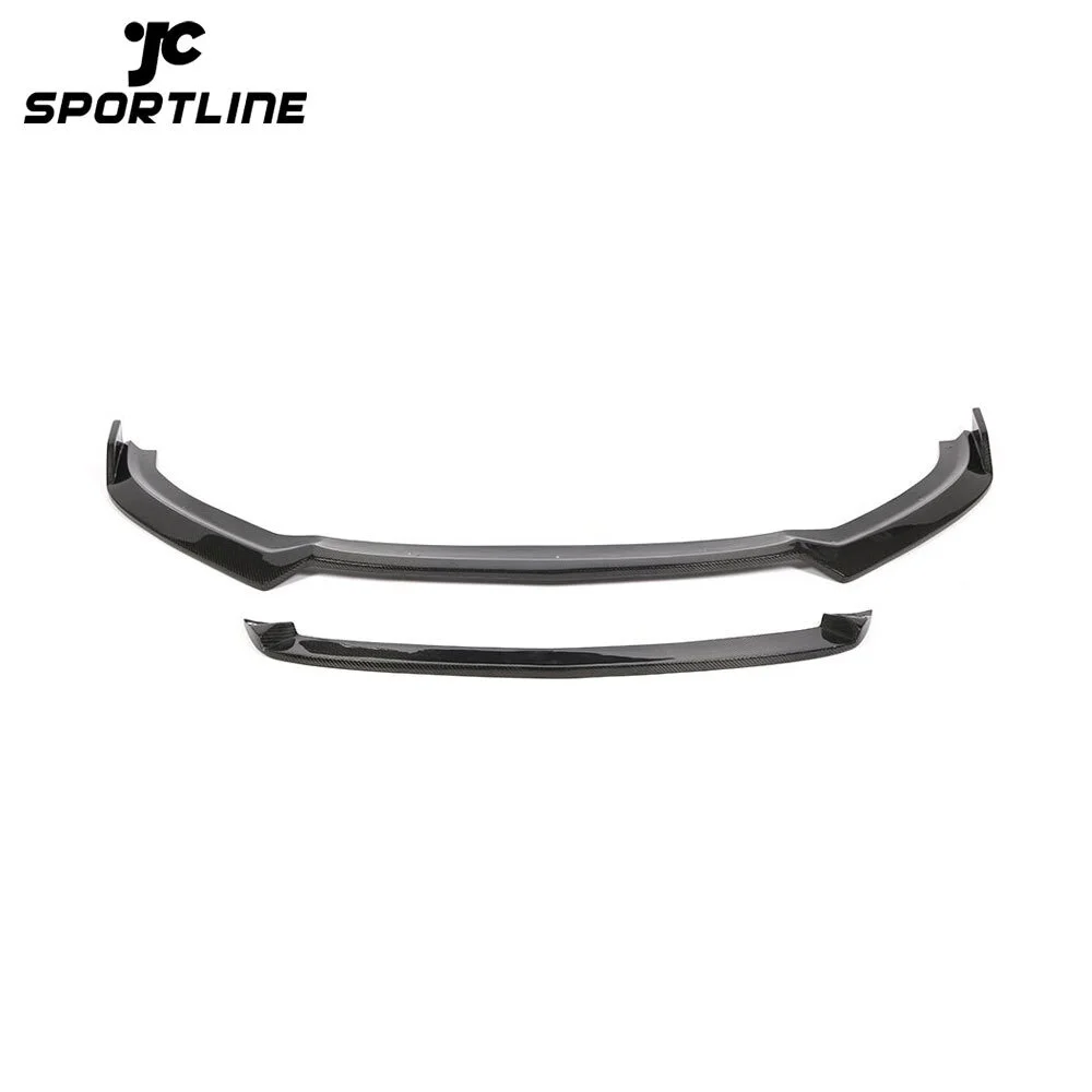 JC-HLY051 Carbon Fiber Front Bumper Lip Spoiler For Audi A3 Sline S3 2017 - 2019 Front Bumper Lip Spoiler Splitters 2 pieces Per Set 1