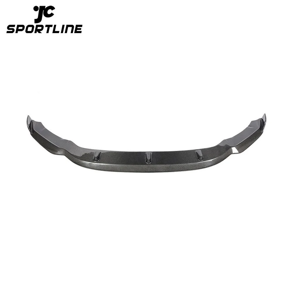JC-HLY005 Car Front Bumper Lip Spoiler Bumper Guard Protector for BMW F85 X5M F86 X6M 2014 - 2018 Carbon Fiber 1
