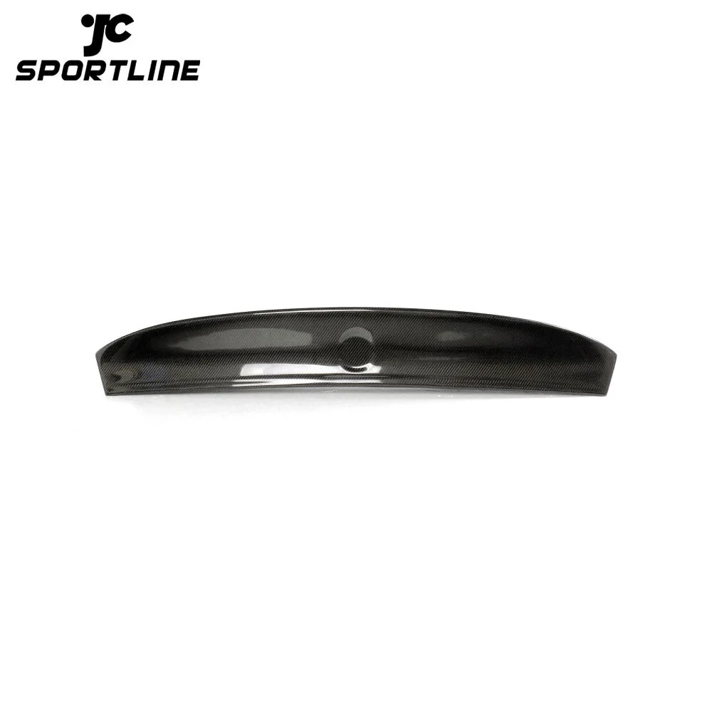 JC-BME460231 Car-Styling Carbon Fiber Rear Spoiler Wing Trunk Lip Trim Sticker Custom Spoiler for BMW E46 Coupe 2000 - 2005 1