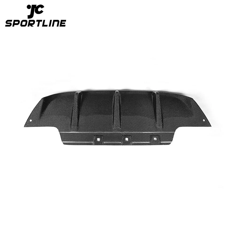 JC-20150417 Rear Bumper Diffuser Lip for BMW 6 Series F12 F13 F06 M6 Bumper 2014 UP Carbon Fiber 1