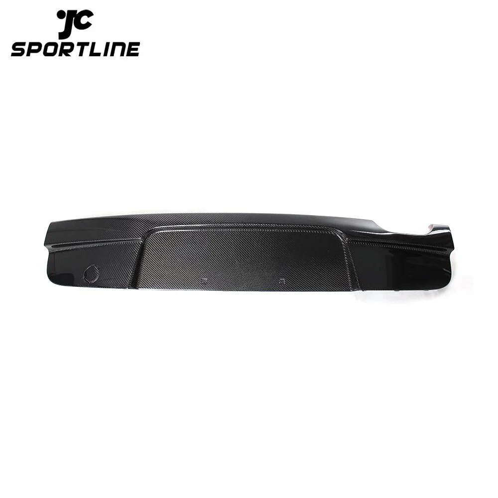 JC-BME87007 Carbon Fiber Rear Bumper Lip Diffuser for BMW E87 M Sport Hatchback 2007-2010 Single exhaust double outlet Car Styling 1