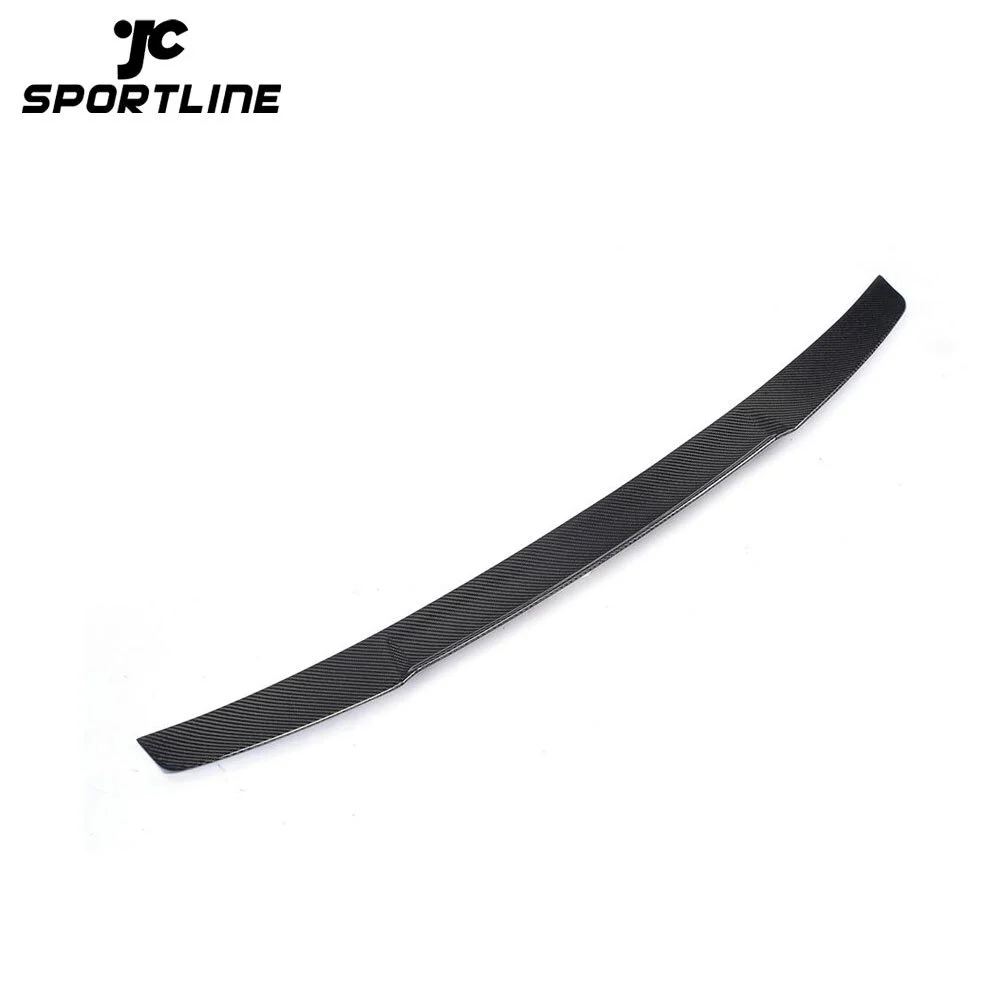 ML-XM060 Car-Styling Carbon Fiber Auto Racing Rear Trunk Spoiler Boot Lip Wing for Audi A5 S5 Sline Sedan 4-Door 2012 - 2016 1