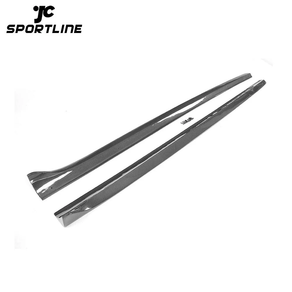 JC-HD152 Carbon Fiber Side Skirts Extension for Audi A5 / A5 S Line / S5 Coupe 2 Door Convertible 2008-2016 Car Styling 1