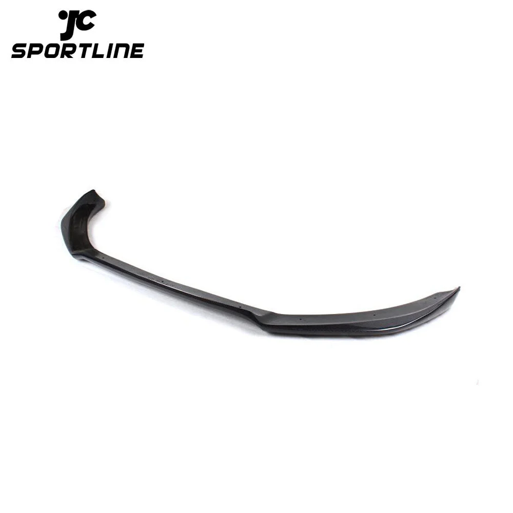 JC-XP111 Car-Styling Carbon Fiber Racing Front Lip Spoiler Chin Bumper Protector Apron for Audi A4 B9 Sedan 4-Door 2013 - 2016 1