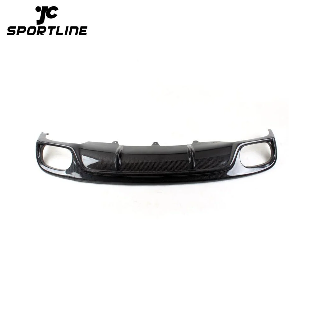 JC-XP113 Carbon Fiber Car Rear Bumper Diffuser Lip for Audi A4 B9 Standard Sedan 4-Door 2013 - 2016 1