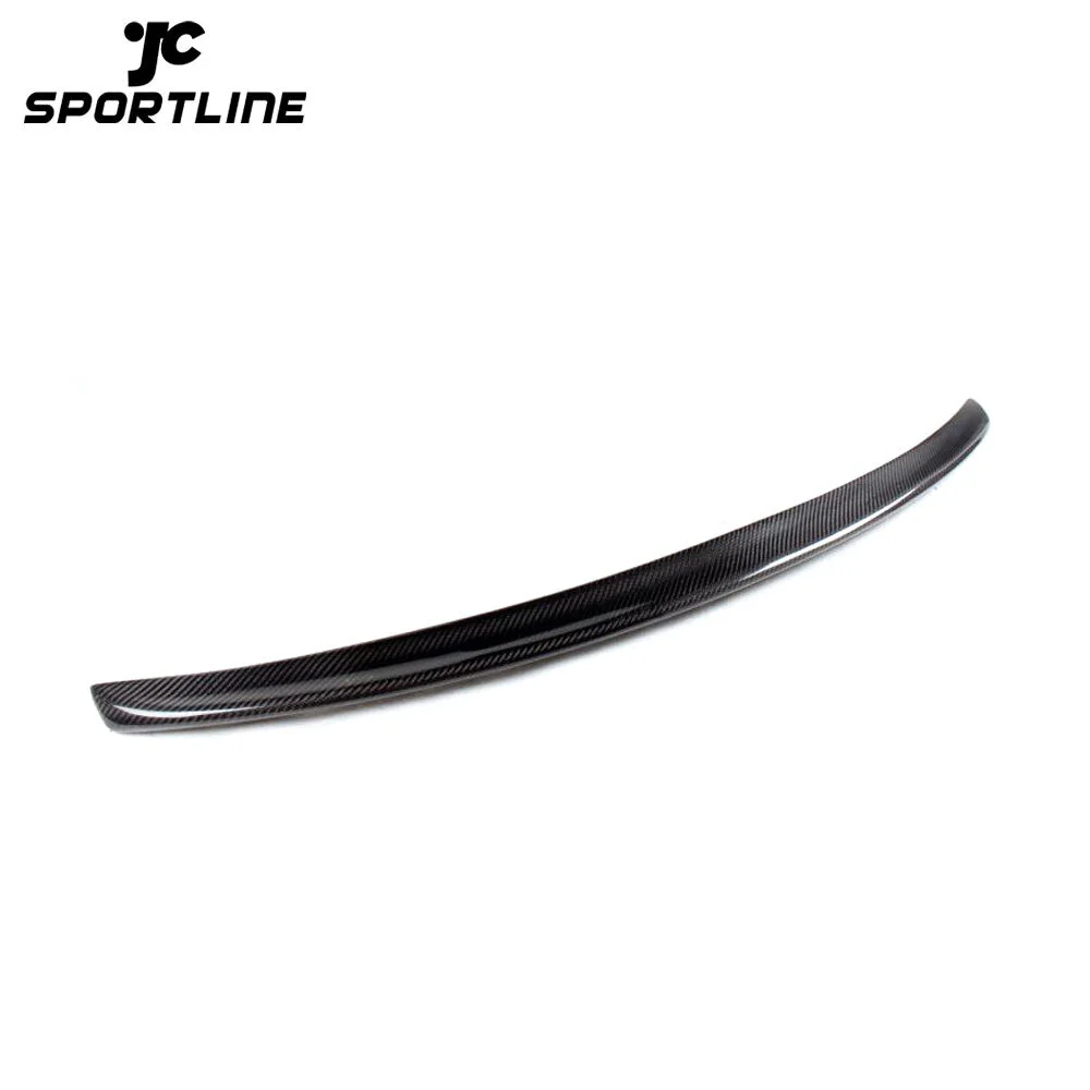 JC-ADA4B8026 Carbon Fiber Car Auto Car Rear Trunk Boot Lip Spoiler Sticker Wing for Audi A4 B8 B9 2009 - 2015 1