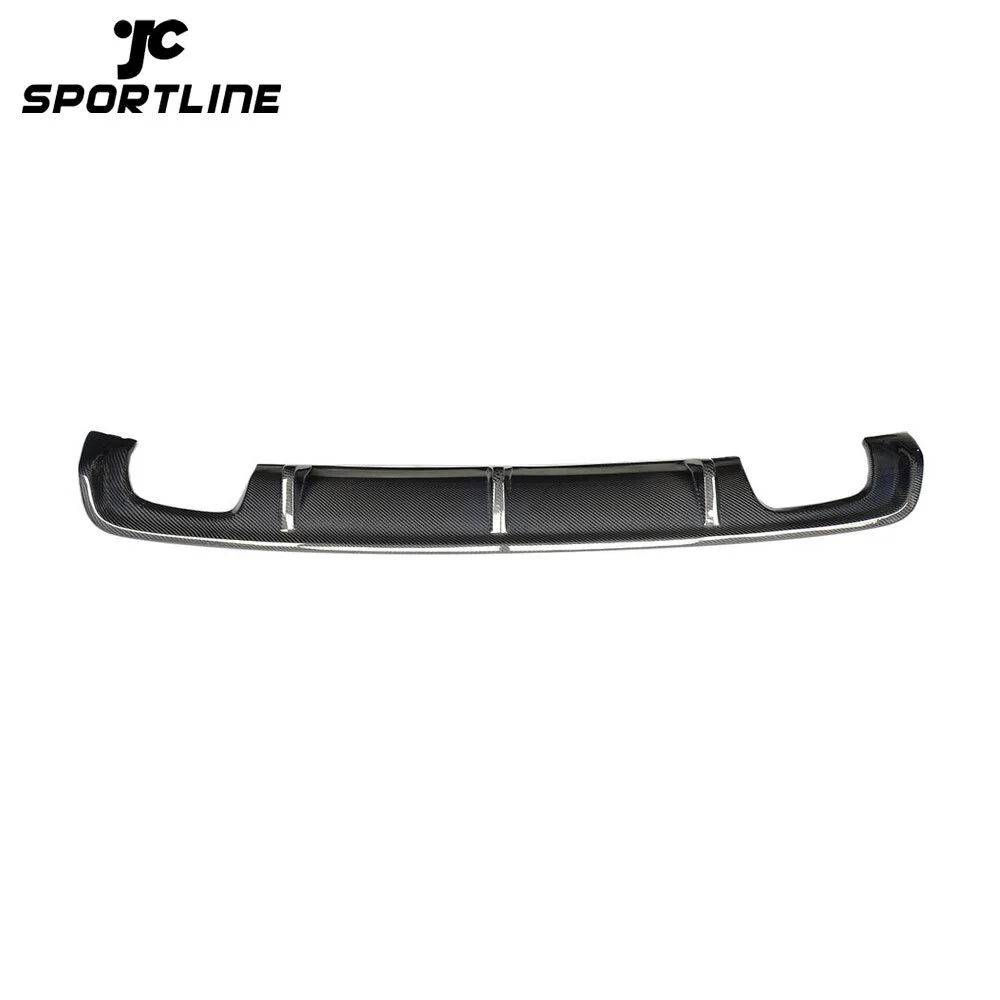 JC-HD077 Carbon Fiber Rear Diffuser Lip Bumper Guard Spoiler for Audi A3 Standard Sedan 8V 4 Door 2013 - 2016 1