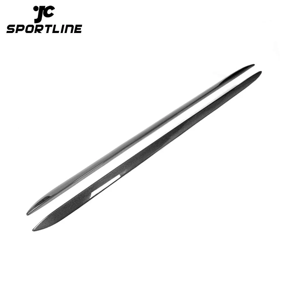 JC-ADA51020 Carbon Fiber Side Skirts Lips Extension Aprons for Audi A5 Sedan 4-Door Non-Sline 2011 2PCS/Set 1