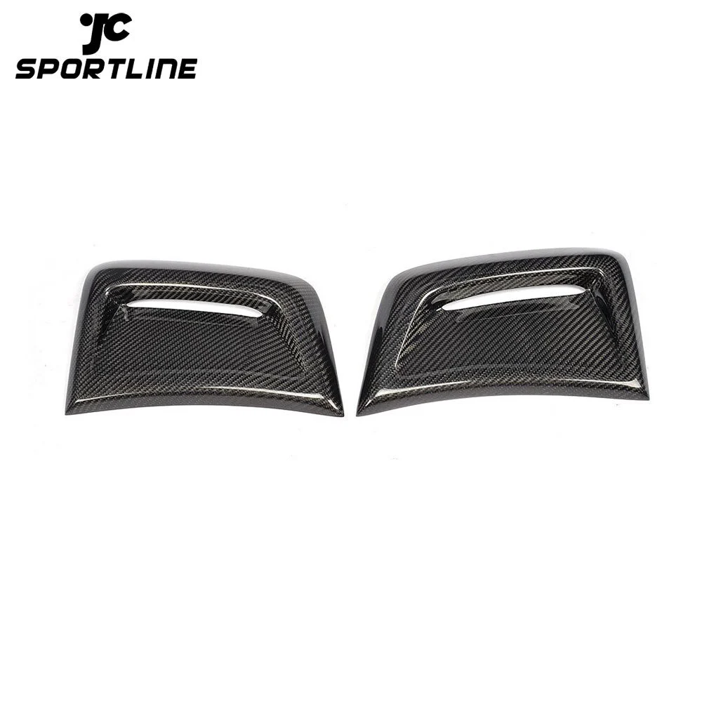 JC-BE20437 Carbon Fiber Front Bumper Air Vents Trims for Mercedes-Benz C Class W204 C63 AMG Bumper Only 2012 2013 2014 1